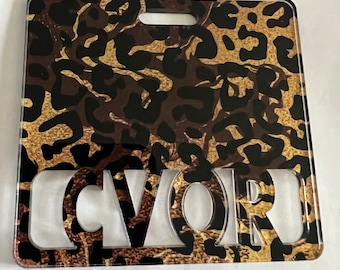 Leopard print Badge buddy, RN badge buddy, Custom badge buddy, Marker Parker, Medical field, teachers, Xray badge buddy, any title leopard