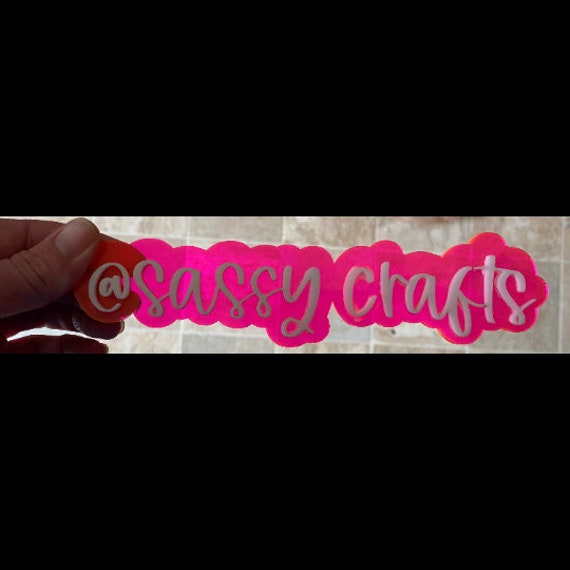 Business Watermark, Physical Watermark, Acrylic Name, Laser Cut Name, Acrylic Tag Watermark, Photography Watermark, 3D Business Logo Il_570xn