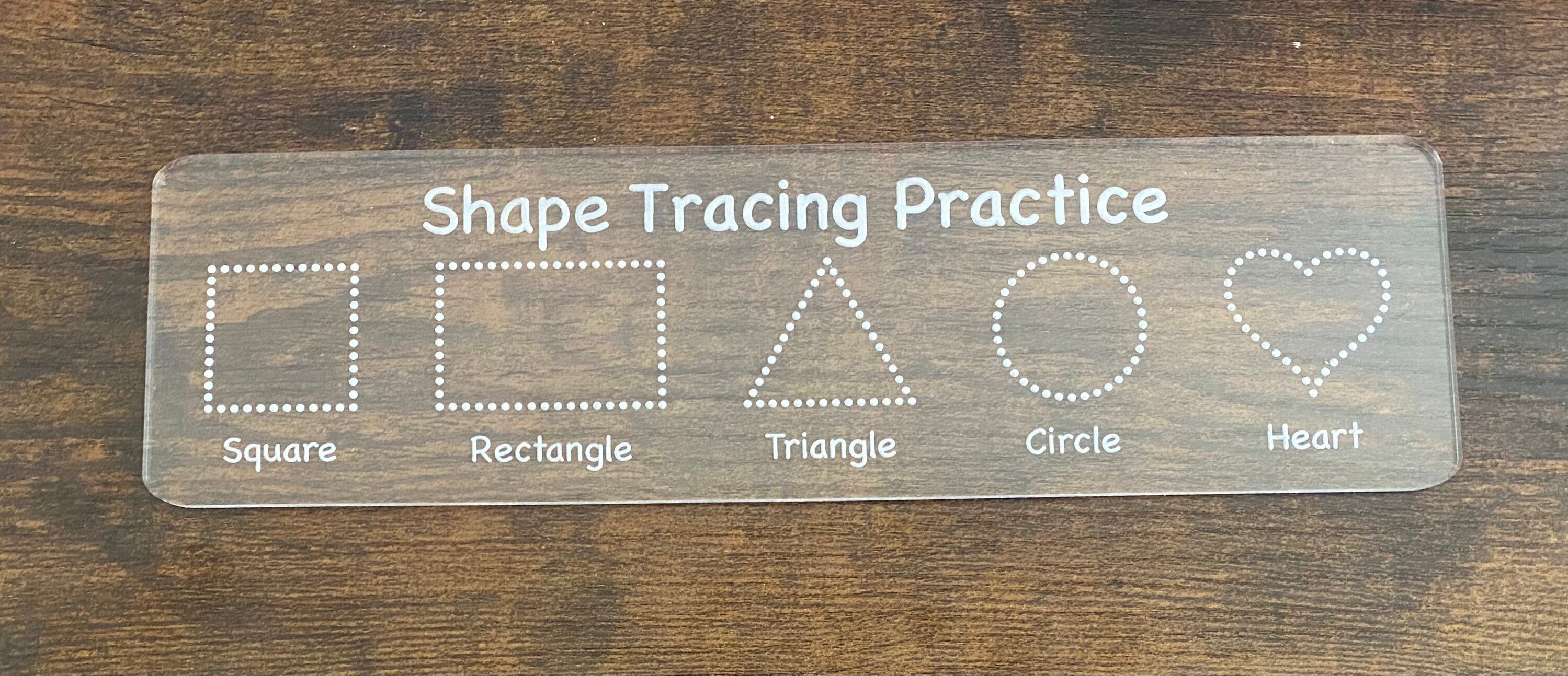 Name Tracing Board Kids Tracing Board Dry Erase Tracing Etsy