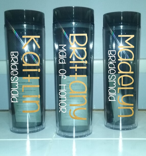 Wedding Personalized Tumbler, Bridesmaid tumbler Monogram Tumbler, Personalized Tumbler, Personalized Cup, Wedding Gift,Bridal Tumbler Il_570xn