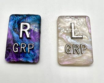 Swirl xray markers,  x-ray markers, xray marker set radiology markers, xray marker