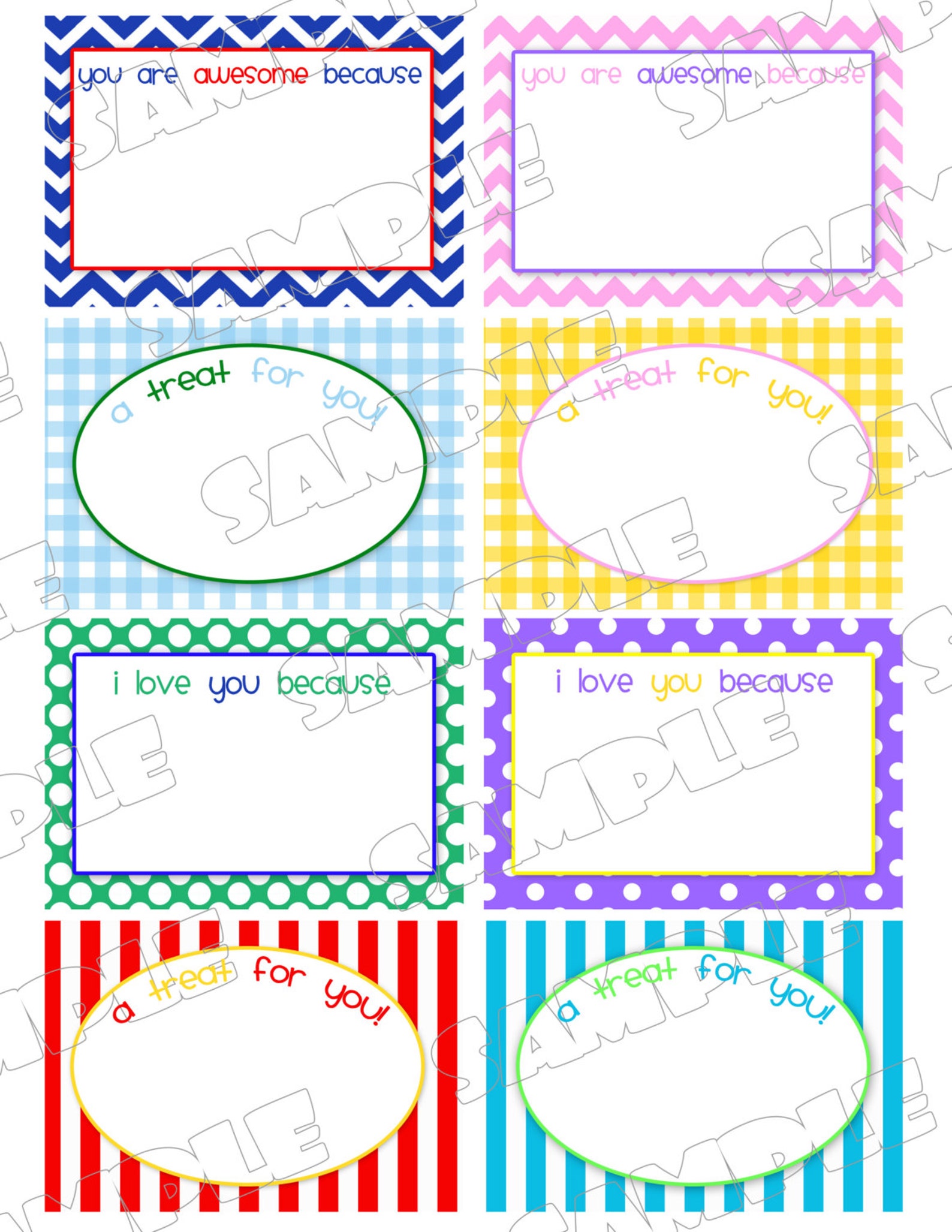 School Lunch Cards School Lunchbox Cards Printable Lunchbox Cards ...