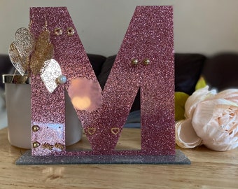 Letter Earring Stand, Earring Organizer, Gift for Girls, Acrylic Name letter, any letter, Earring Display, Acrylic Earring Stand many colors
