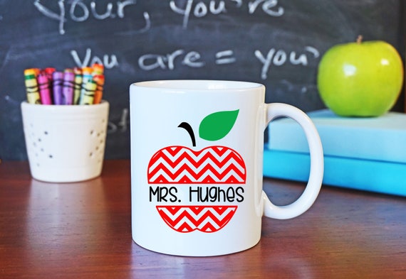 Apple Teacher coffee mug apple coffee mug teacher gift teacher appreciation teacher coffee gift superpower coffee mug present Il_570xn