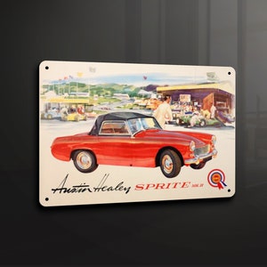 jouet ancien voiture tole austin healey