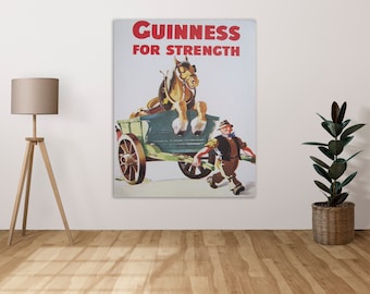 Guinness for Strength -  Metal Sign Metal Plaque Wall Art decor Signage