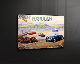 Morgan Motor Vehicle  - Metal Sign Metal Plaque Wall Art decor Signage