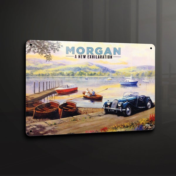 Morgan Motor Vehicle  - Metal Sign Metal Plaque Wall Art decor Signage