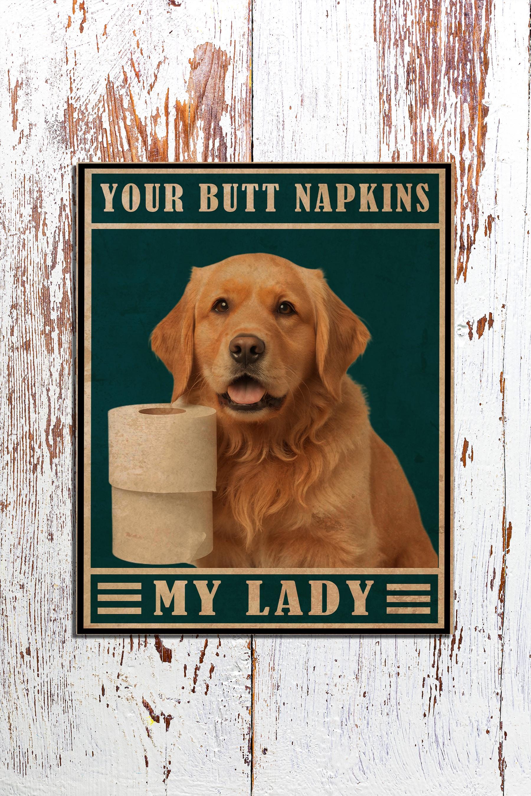 Your Butt Napkins My Lord Metal - Etsy