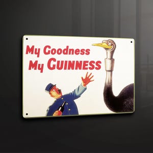 Hermoso día para una Guinness Dios mío Mi Guinness - Letrero de metal Placa de metal Decoración de pared Señalización