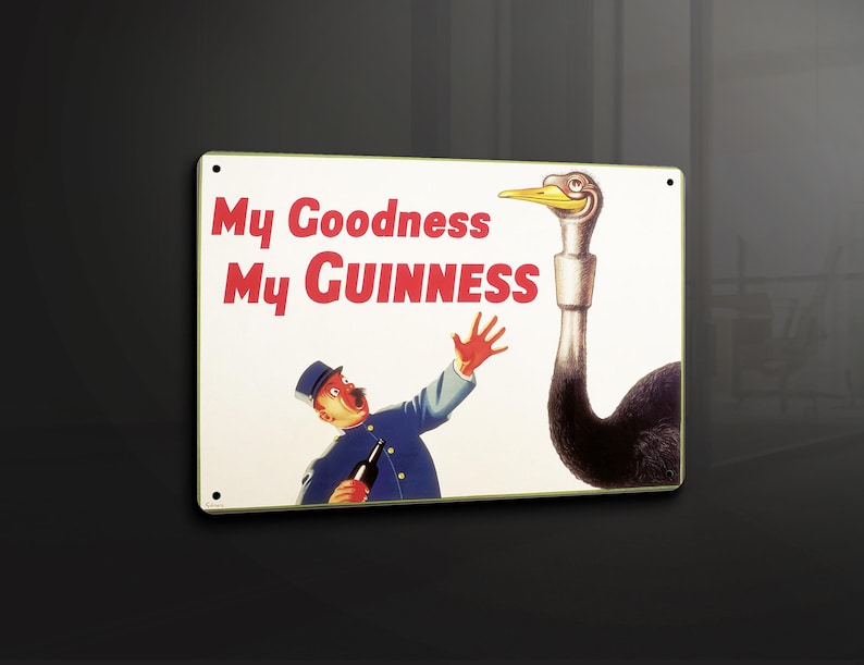 Lovely day for a Guinness My goodness My guiness - Metal Sign Metal Plaque Wall Art decor Signage image 1