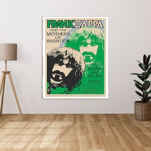 Frank Zappa Ant The Mothers Of Invention     - Metal Sign Metal Plaque Wall Art decor Signage