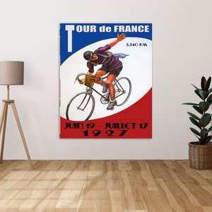 Tour de France Bike Race - Metal Sign Metal Plaque Wall Art decor Signage