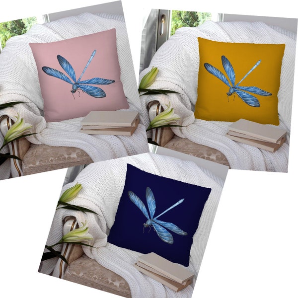Dragonfly Pillow Etsy