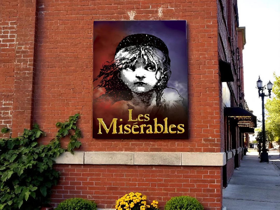 Les Miserables Stage Show Metal Sign Wall Art Decor Metal Plaque ...