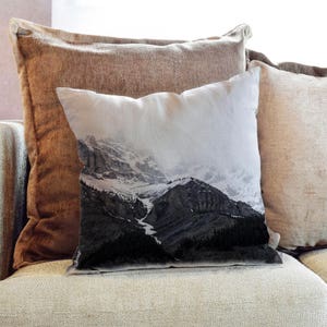 Mountains Photography - Decorative PIllow Throw Cushion Fabric , Case Cover or with Filling