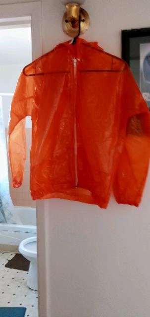 Orange Jelly Jacket Vinyl See Thru - Etsy