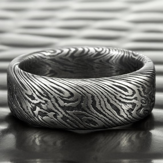Womens black zirconium best sale ring