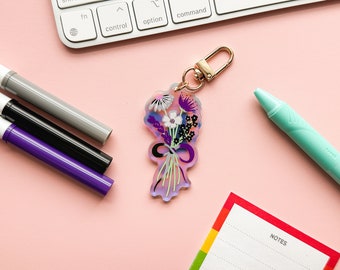 Octo Asexual Pride Flag Acrylic Keychain - Etsy