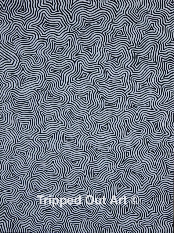 PRINTS Original Hand Painted Trippy Art Surreal Modern Art | Etsy