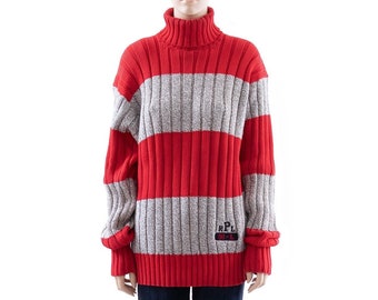 Ralph Lauren Polo Sporting Goods Red Sweater Vintage 90s, L