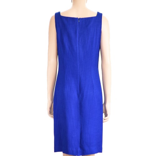 Talbots Cobalt Blue Sheath Dress, Vintage 90s, Size shops 4
