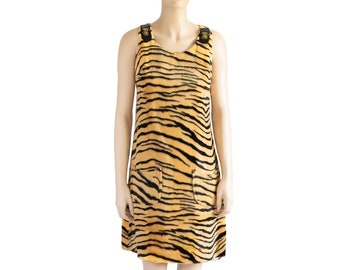 Bryant 9 LTD. Striped Tiger Dress, Vintage 80s, Size 5