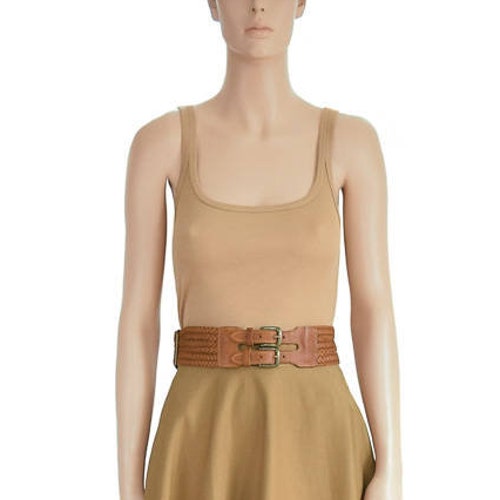 Robert Lighton Khaki Prairie Skirt, Vintage order 80s, Size 4