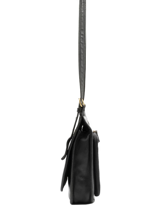 Fossil 1954 Black Leather Crossbody Bag, Vintage … - image 6