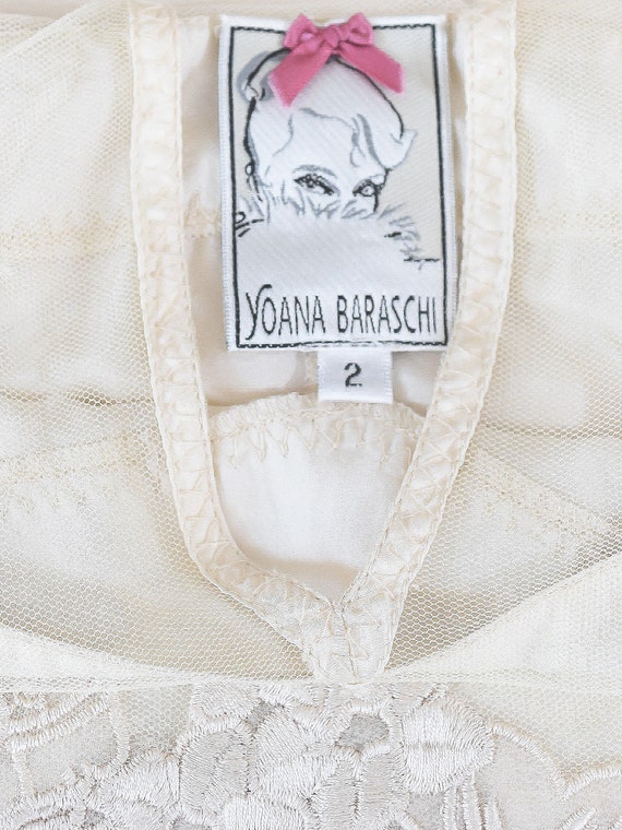 yoana baraschi embroidered dress Little English | Bee Pinpoint Gown main image 1