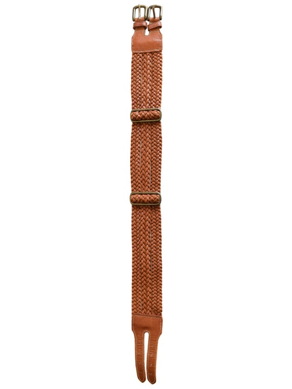 ANN TAYLOR Braided Leather Belt