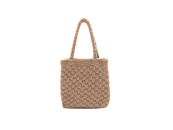 Island Harry Haslett Beige Floral Crochet Bag, Vi… - image 8