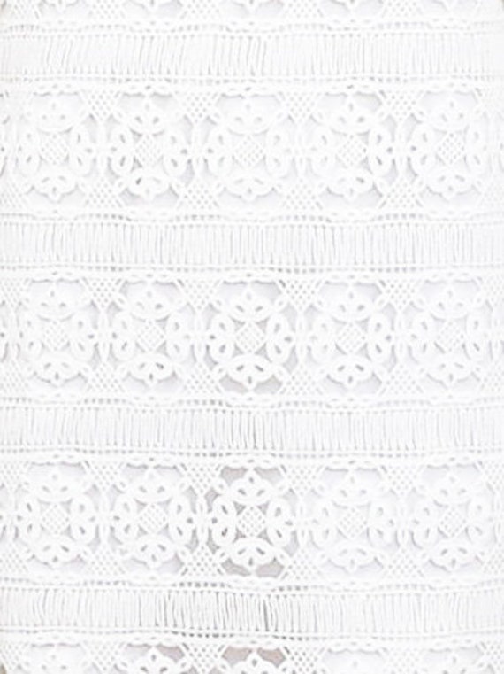 French Connection White Crochet  Dress, Vintage 9… - image 6