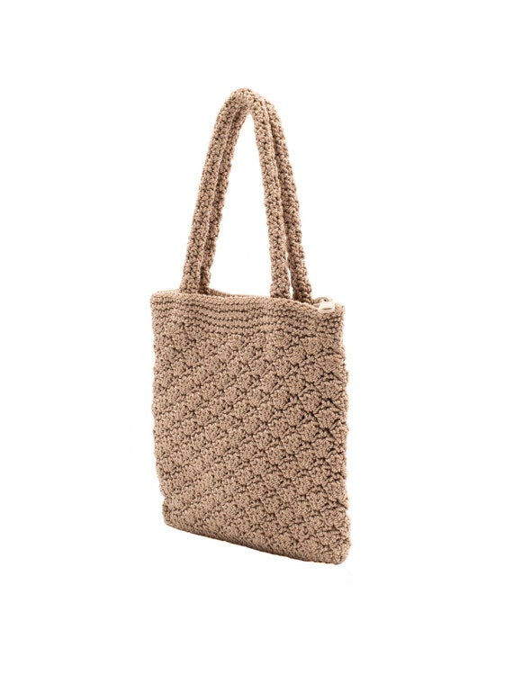 Island Harry Haslett Beige Floral Crochet Bag, Vi… - image 3