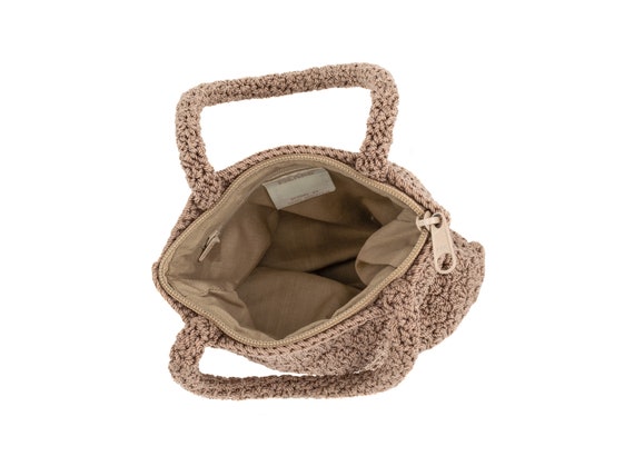 Island Harry Haslett Beige Floral Crochet Bag, Vi… - image 6