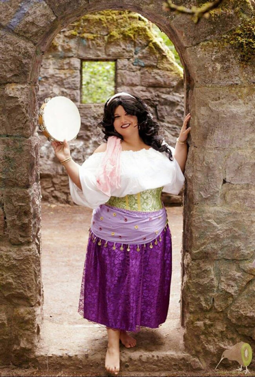 Esmeralda Costume SKIRT Hunchback of Notre Dame Gypsy Cosplay Halloween 