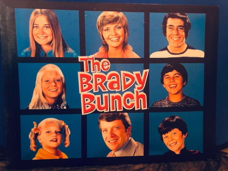 The Brady Bunch TV Series Poster Canvas, RARE - Etsy