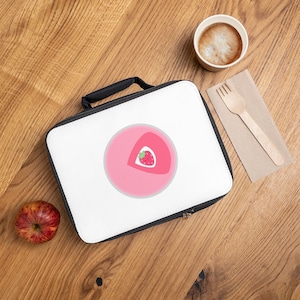 Strawberry Core Lunchbag,Lunch Bag For Women-Bento Insulated Lunch Tote,Floral Lunch Bag,Kids Lunch Bag,Tote For Lunch,Artists Bag