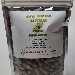 Amla Capsules - Made Fresh On Demand!