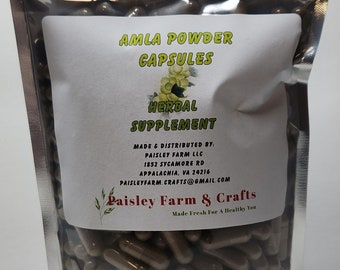 Amla Capsules - Made Fresh On Demand!