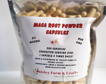 Maca Root Capsules - Made Fresh On Demand!