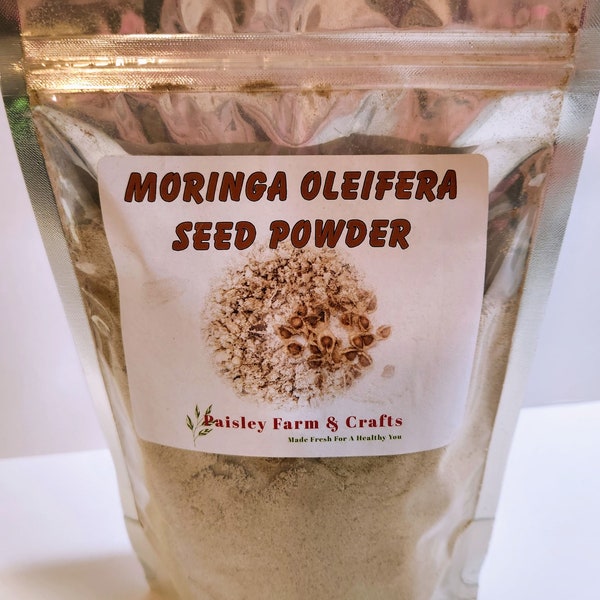 Moringa Oleifera Seed Powder - All Natural  - Non GMO