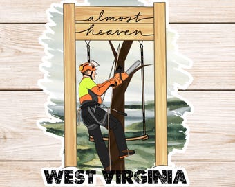 West Virginia Arborist Sticker
