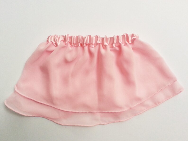 Girls Light Pink Heart Ballet Skirt  Dancewear  Ice Skating image 2