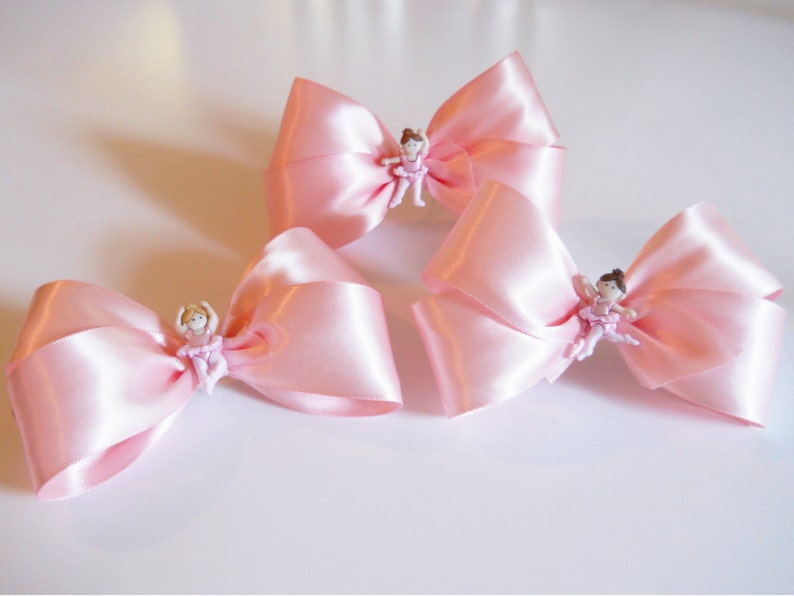 Tiny Dancer  Pink Ballerina Hair Bow  Girls Hair Bow  image 0