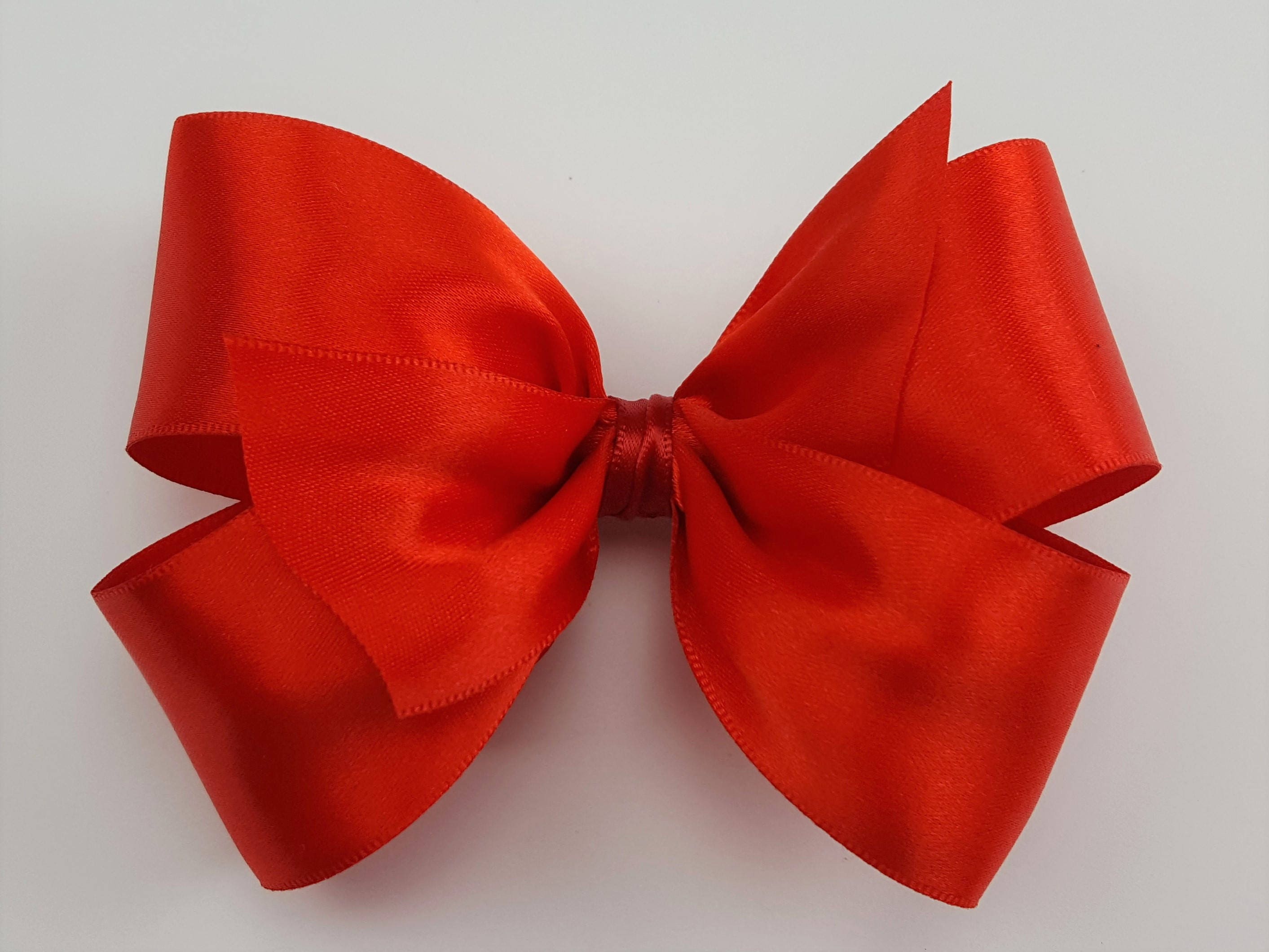 snow white red bow
