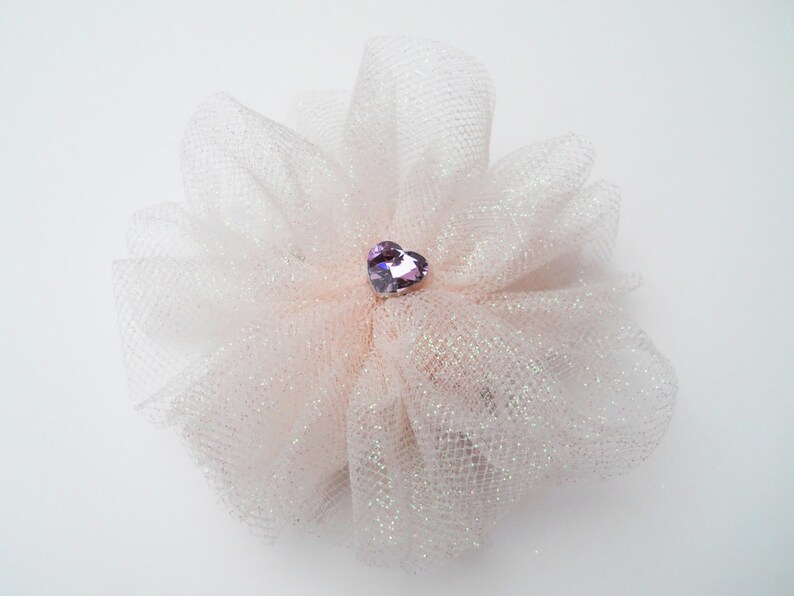 Girls Light Pink Heart Ballet Skirt  Dancewear  Ice Skating image 4