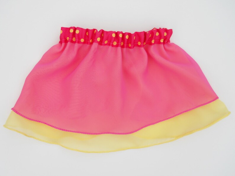 Lottie-da  Girls Pink Yellow Ballet Skirt  Dancewear  Ice image 3