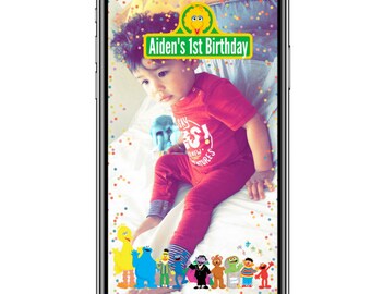 Sesame street birthday snapchat filter geofilter