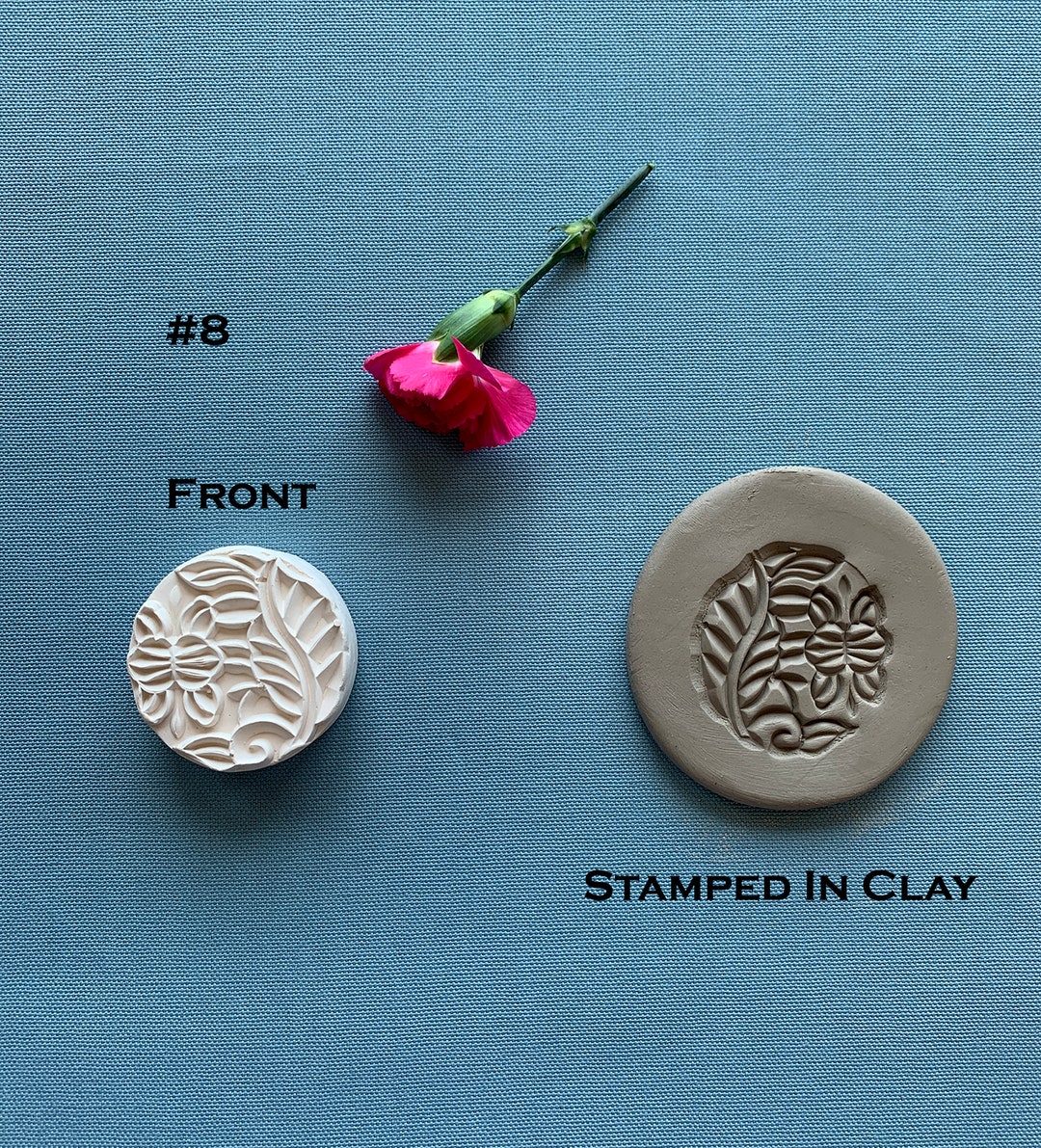 Ceramic Bee Stamp, Clay Stamp ,bisque Ceramic Stamp, Stamp for Polymer